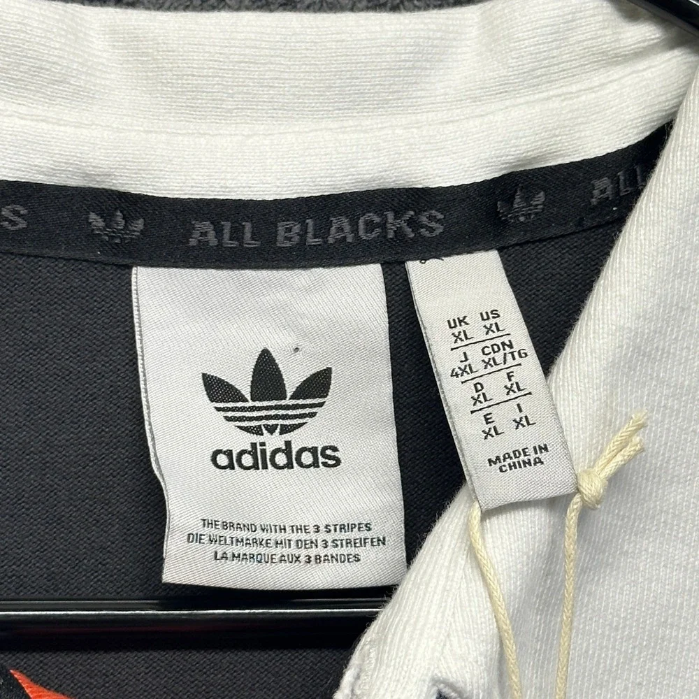 Adidas Originals All Blacks Rugby Polo Shirt Mens XL Colorblock NWT KG4638